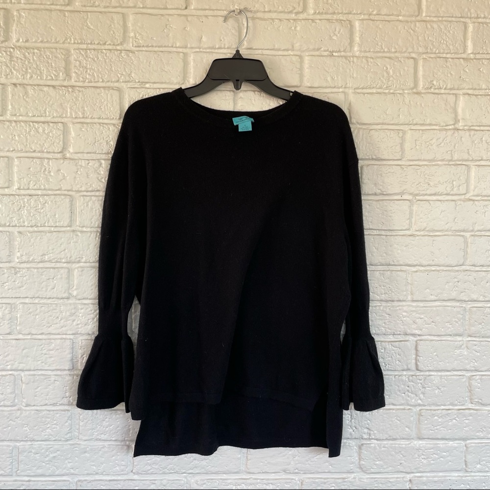 Two Bees Cashmere black sweater